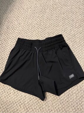 Black Women’s Athletic Shorts - AFTCO